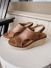 K Bye - Tan Wedge - Southern Soule Designs