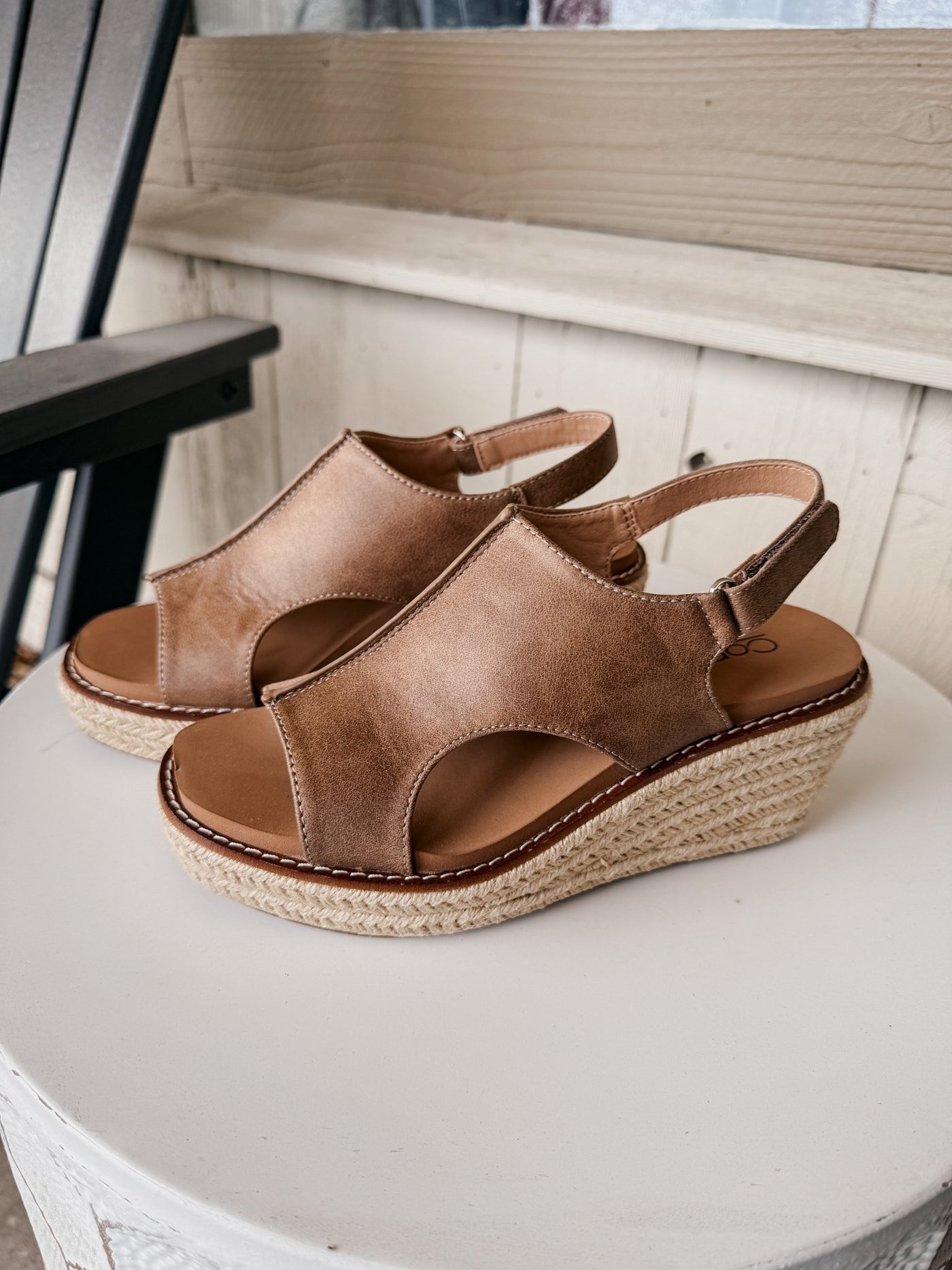 K Bye - Tan Wedge - Southern Soule Designs