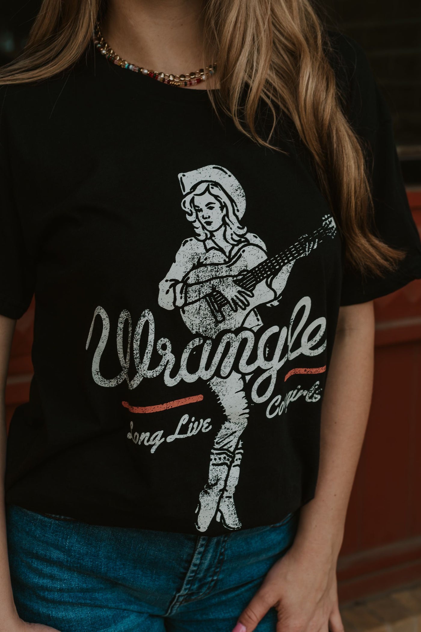 Wrangler Cowgirl Guitar Tee 112354395