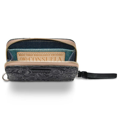 Steely Zippy Wallet