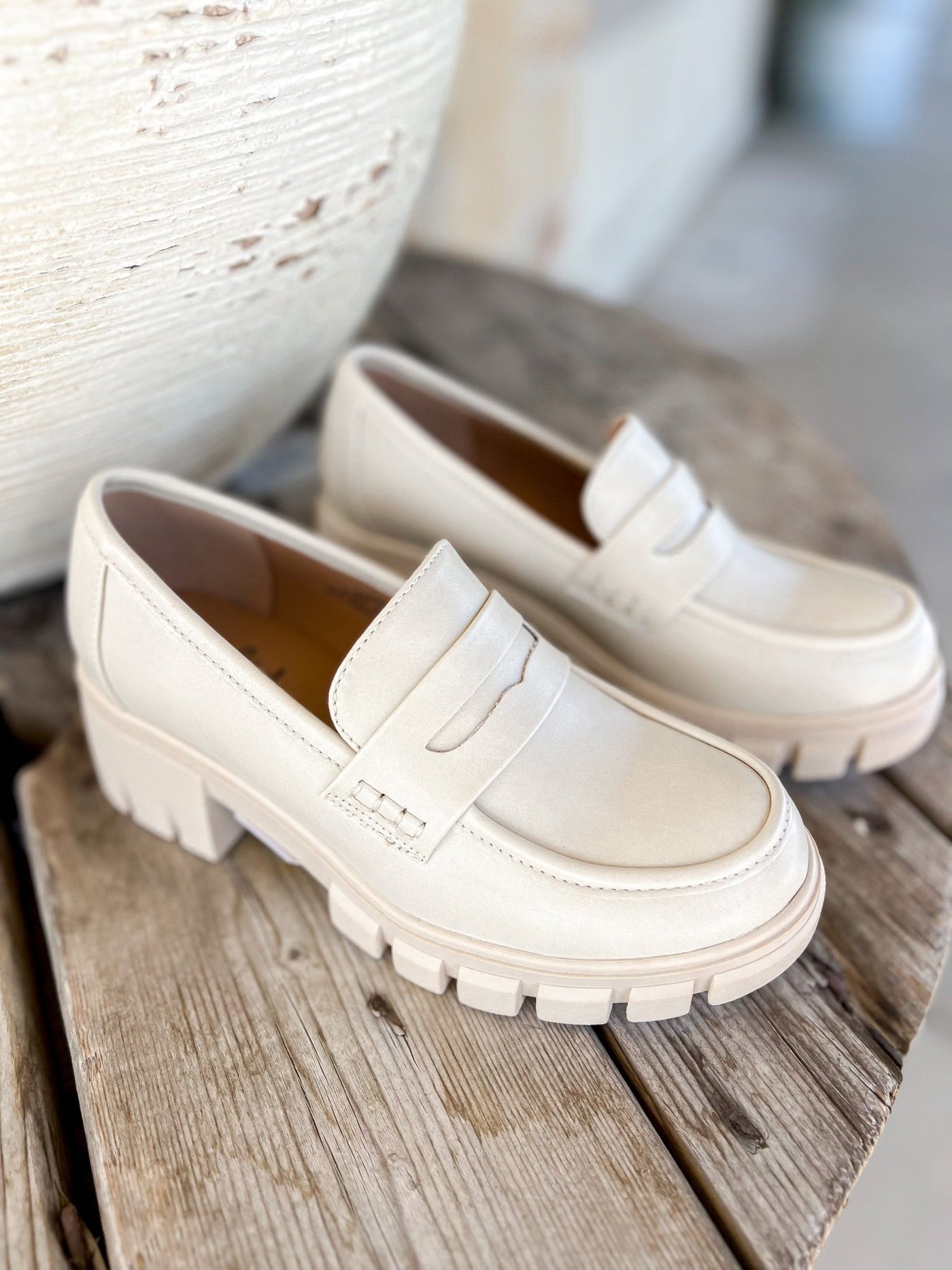 Keeper Ivory Loafer - Southern Soule Designs