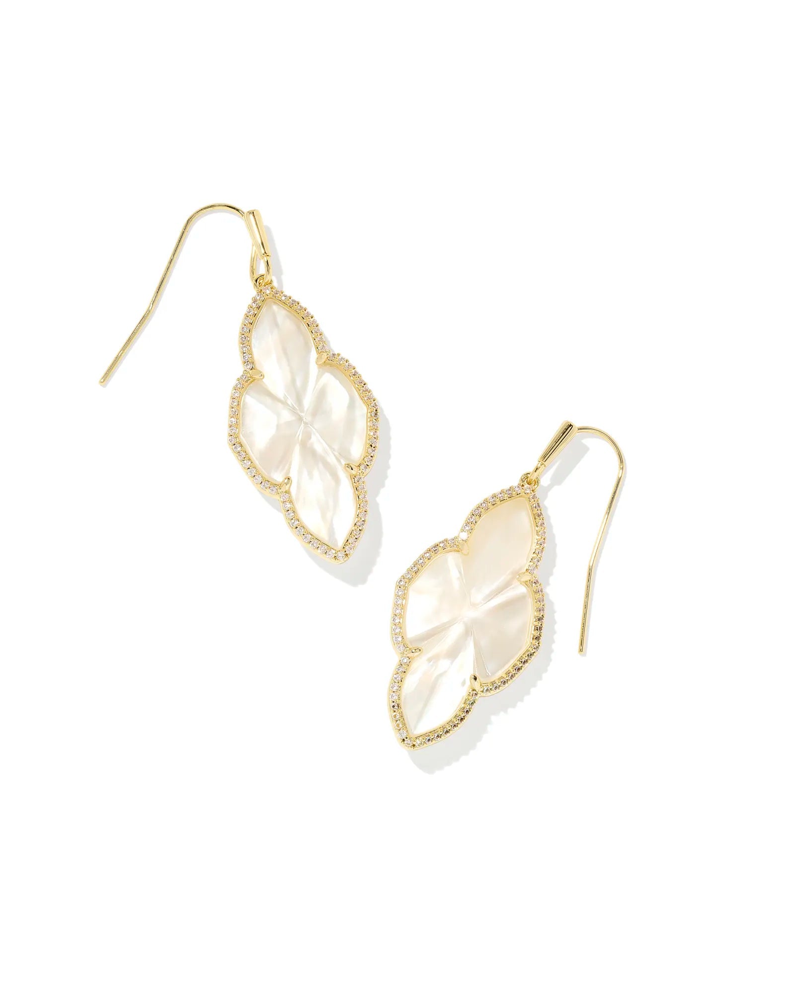 Kendra Scott Abbie Frame Drop Earring Gold - Southern Soule Designs