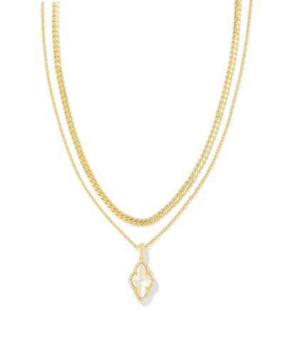 Kendra Scott Abbie Frame Multi Strand Gold Necklace - Southern Soule Designs