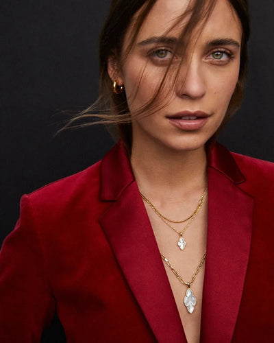 Kendra Scott Abbie Frame Multi Strand Gold Necklace - Southern Soule Designs