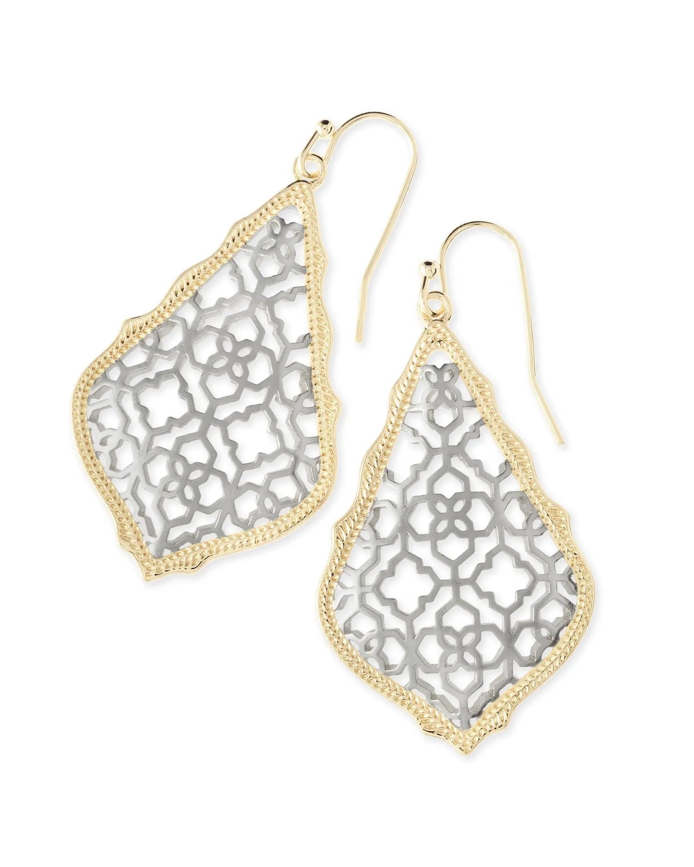 Kendra Scott Addie Earring Gold/Rhod Filigree - Southern Soule Designs