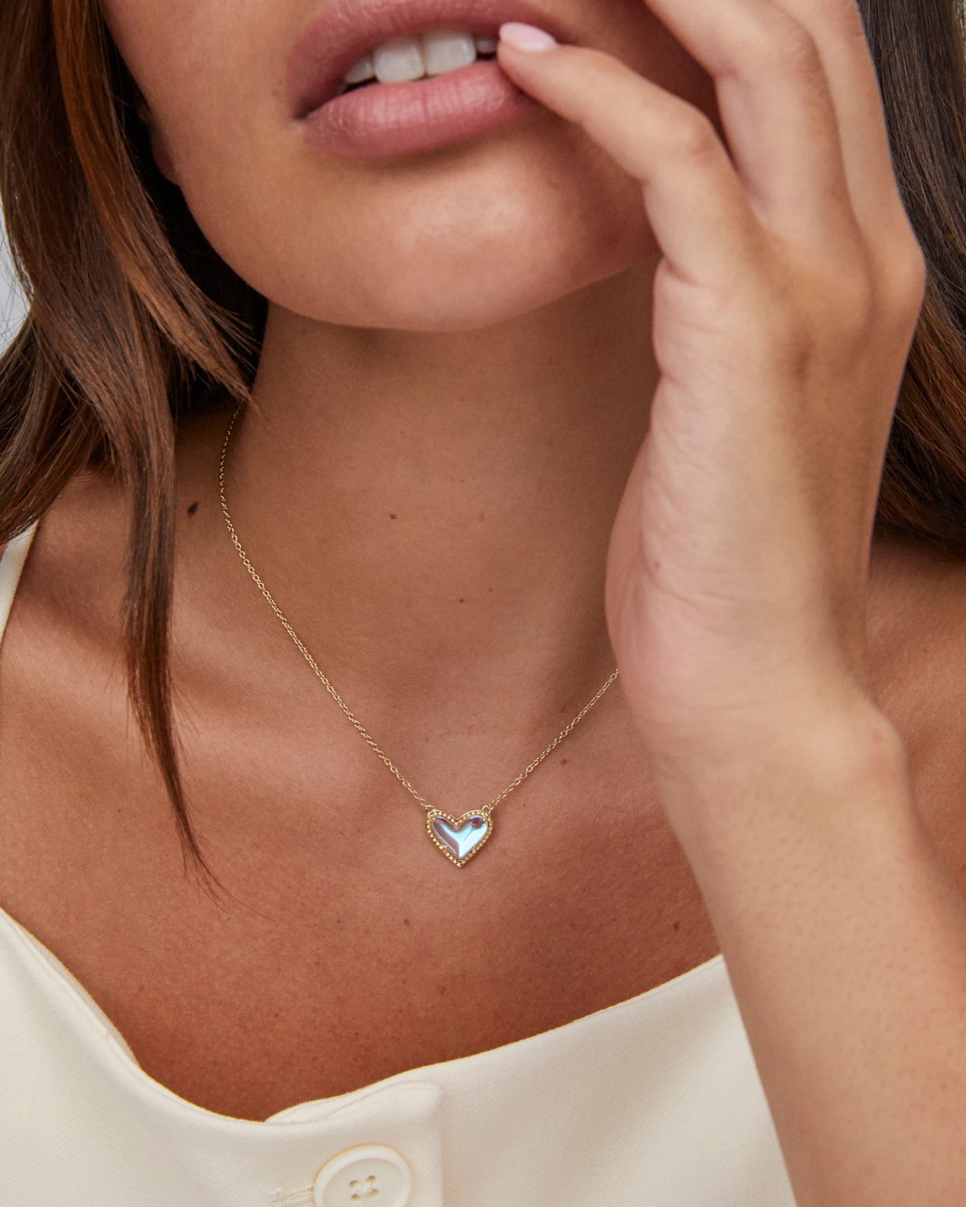 Kendra Scott Ari Gold Heart Pendant - Southern Soule Designs