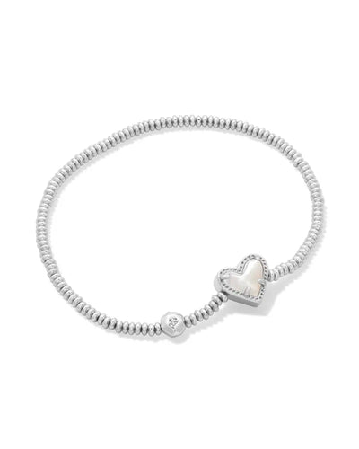 Kendra Scott Ari Heart Bracelet Rhodium - Southern Soule Designs