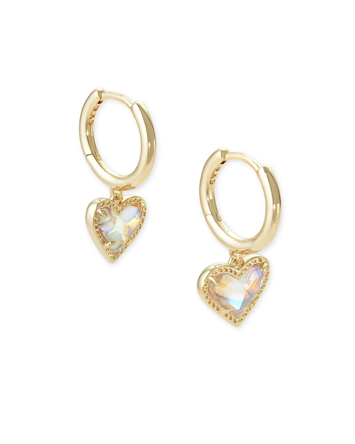 Kendra Scott Ari Heart Huggie Earring Gold - Southern Soule Designs