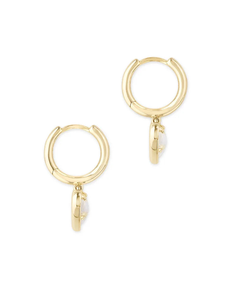 Kendra Scott Ari Heart Huggie Earring Gold