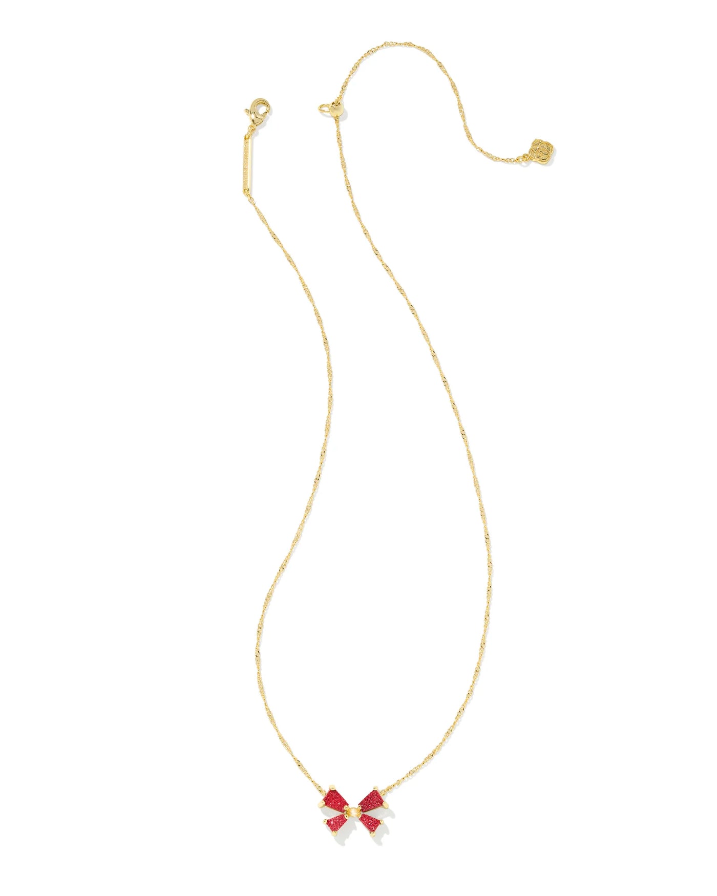 Kendra Scott Blair Bow SM Gold Necklace