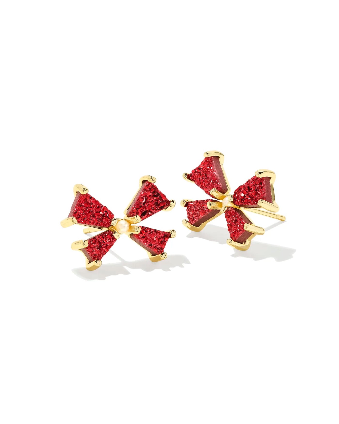 Kendra Scott Blair Small Bow Gold Studs - Southern Soule Designs