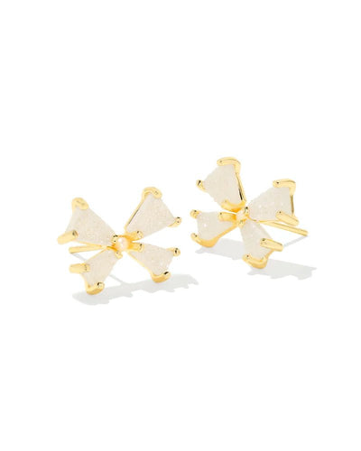 Kendra Scott Blair Small Bow Gold Studs - Southern Soule Designs