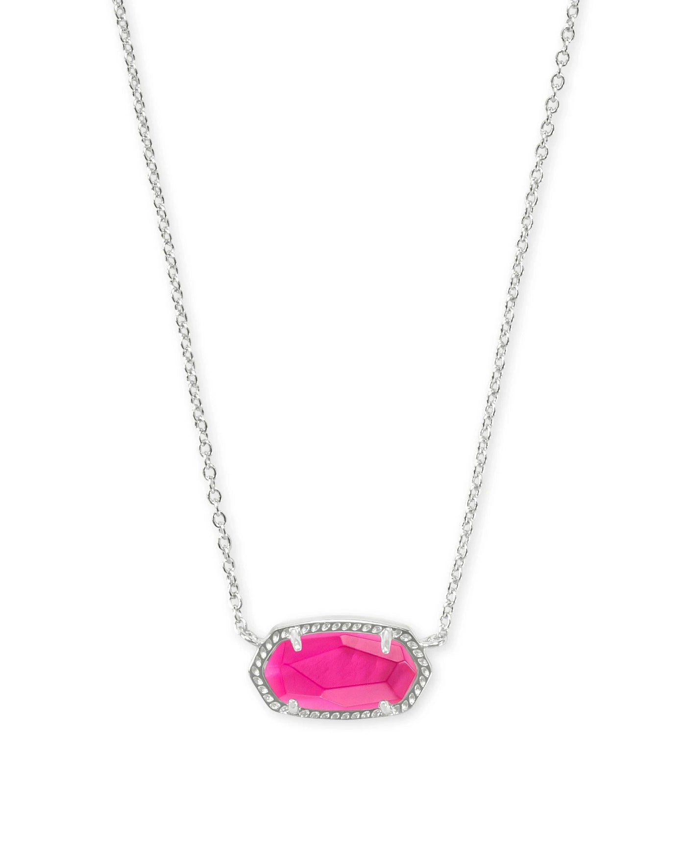 Kendra Scott Elisa Necklace Rhodium - Southern Soule Designs
