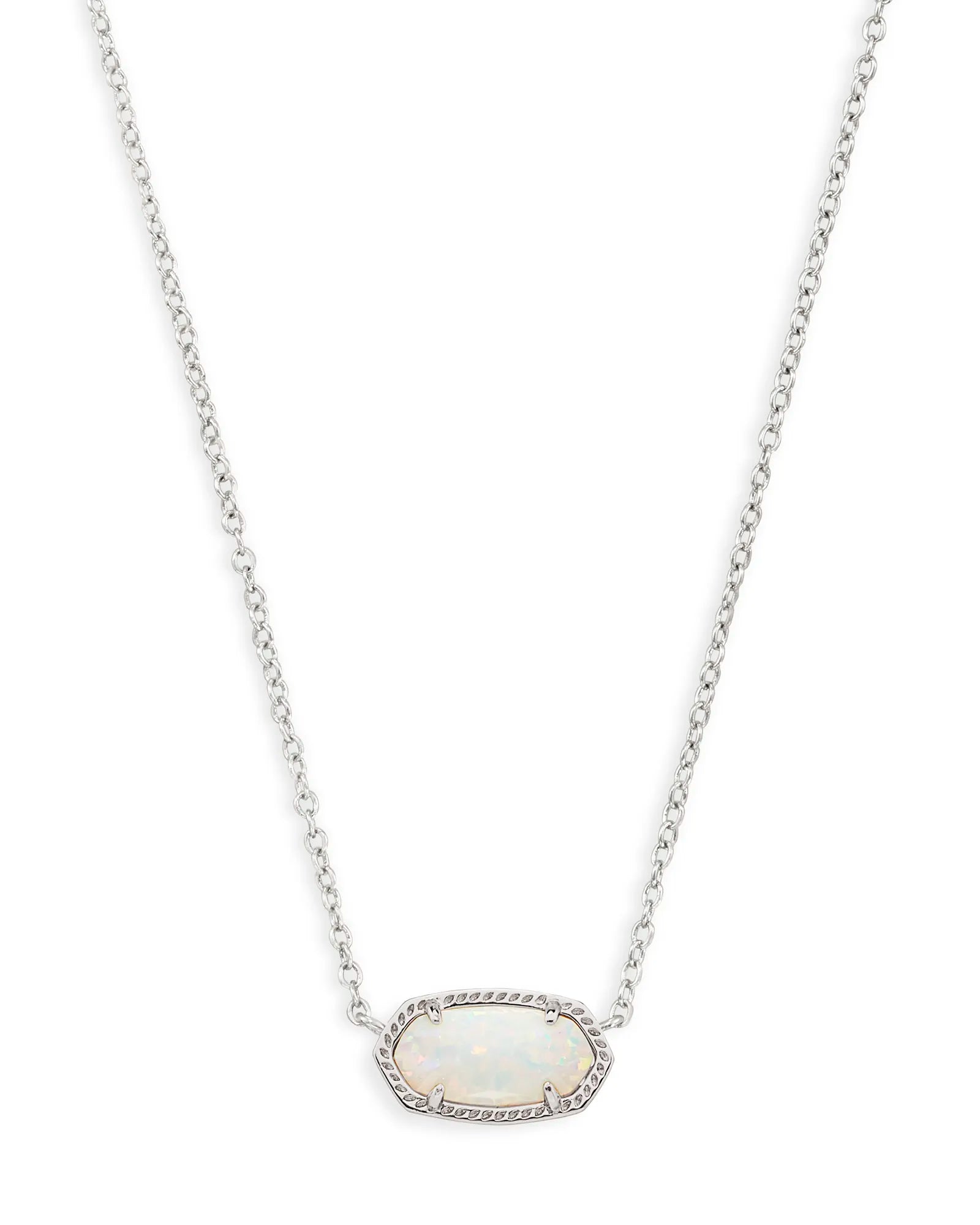 Kendra Scott Elisa Necklace Rhodium - Southern Soule Designs