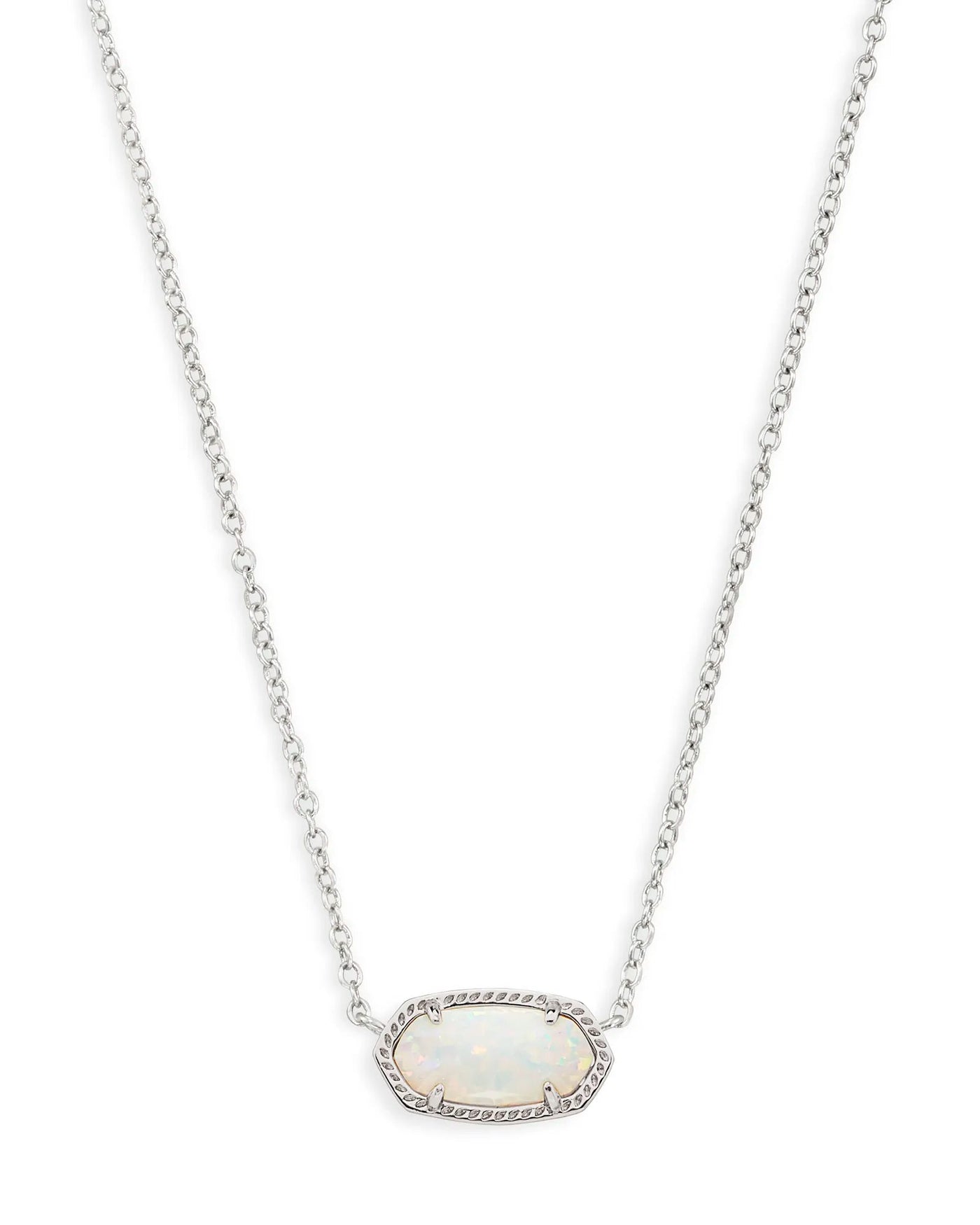 Kendra Scott Elisa Necklace Rhodium - Southern Soule Designs