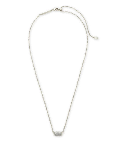 Kendra Scott Grayson Pendant Rhodium Necklace - Southern Soule Designs