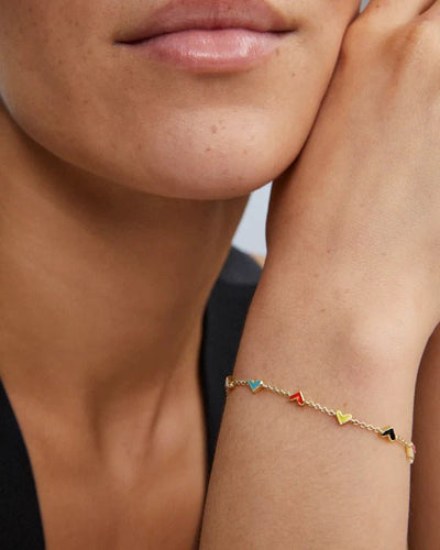 Kendra Scott Haven Heart Bracelet Gold Multi - Southern Soule Designs