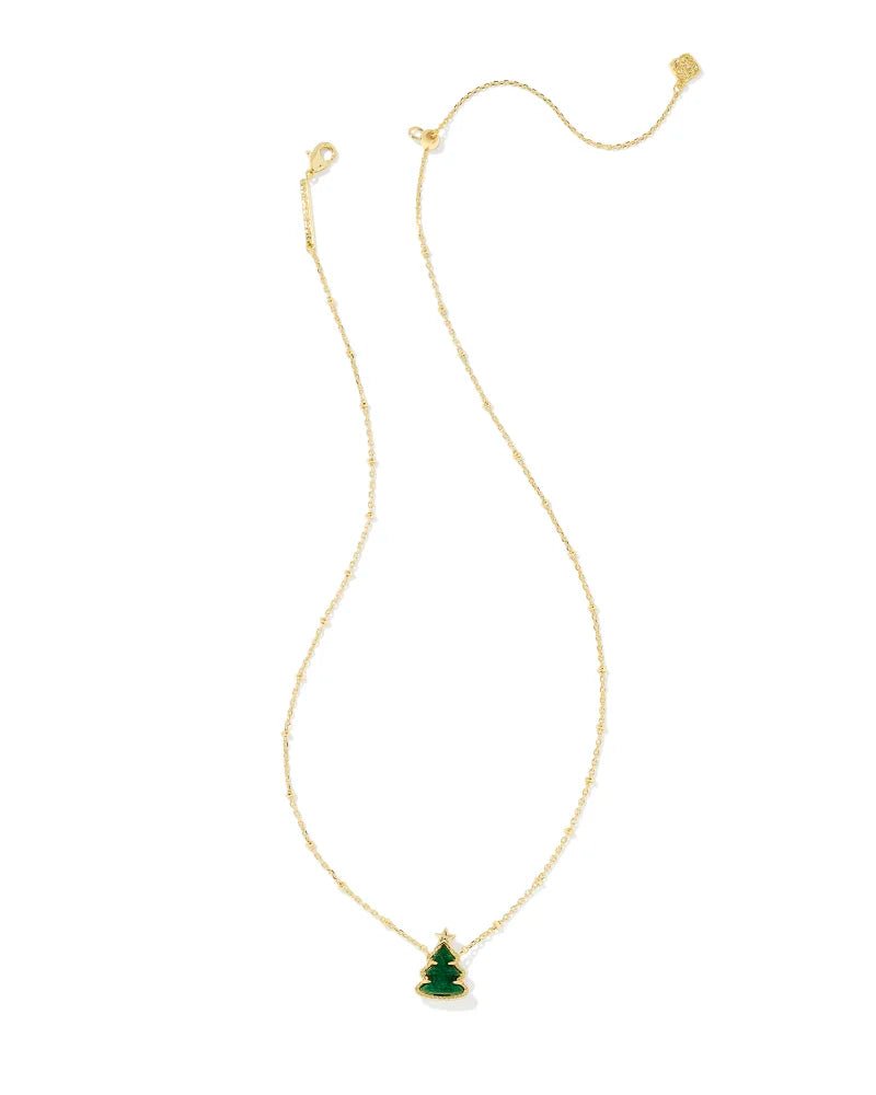 Kendra Scott Holiday Tree Gold Necklace - Southern Soule Designs