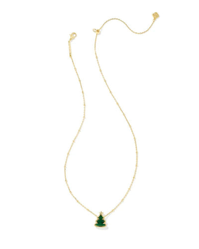 Kendra Scott Holiday Tree Gold Necklace - Southern Soule Designs