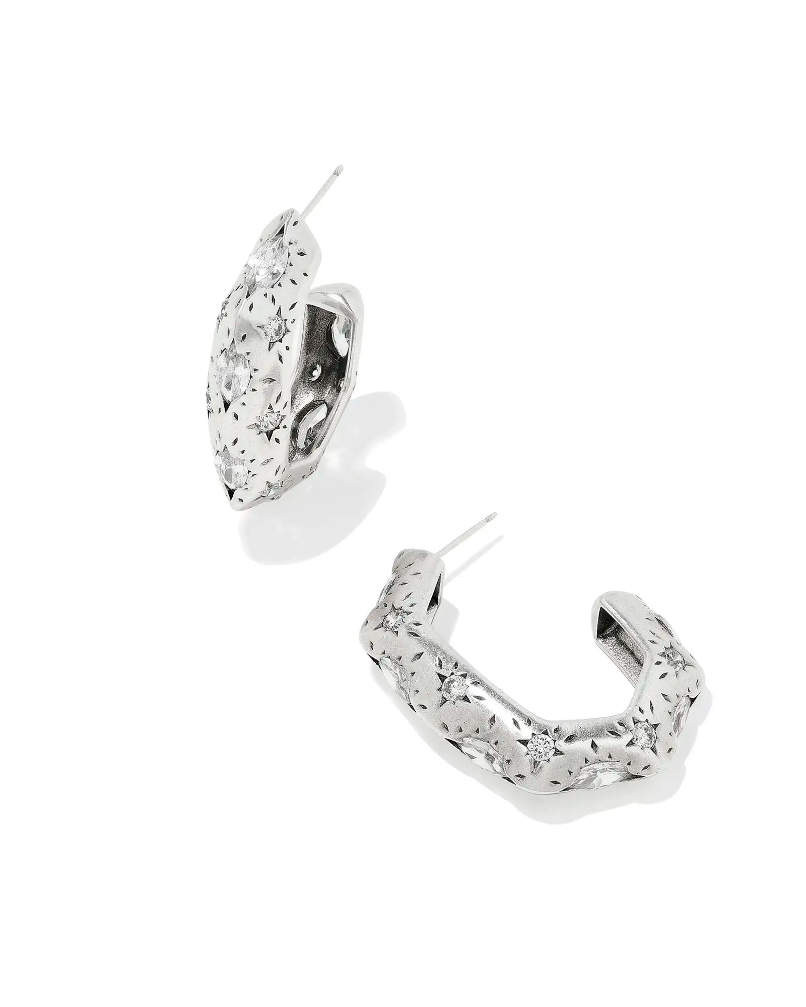 Kendra Scott Holland Hoop Earring Crystal - Southern Soule Designs
