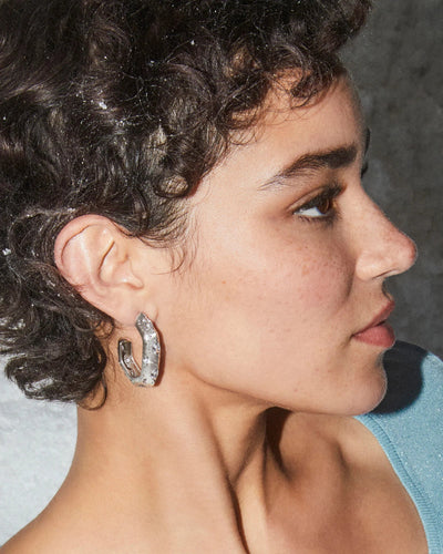 Kendra Scott Holland Hoop Earring Crystal - Southern Soule Designs