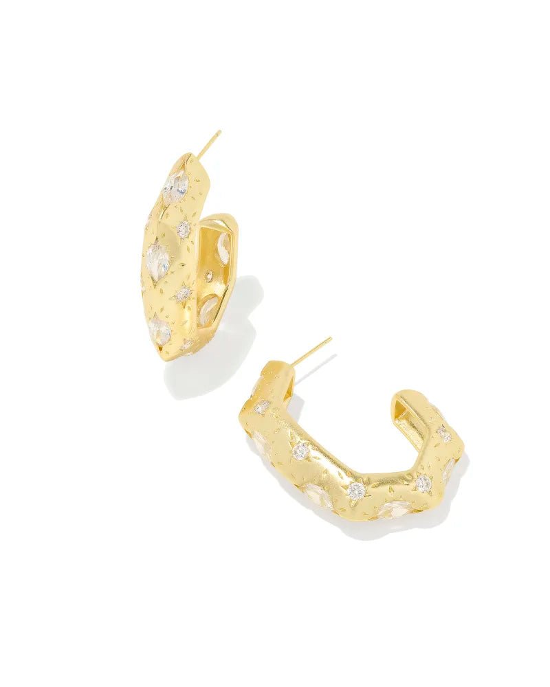 Kendra Scott Holland Hoop Earring Crystal - Southern Soule Designs