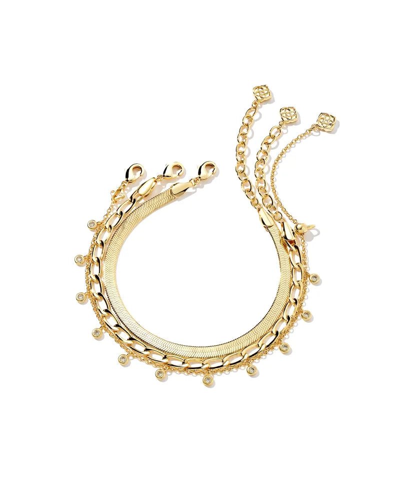Kendra Scott Kassie Set of 3 Chain Bracelet - Southern Soule Designs