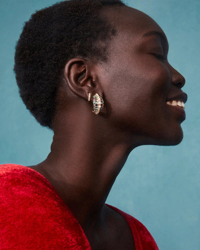 Kendra Scott Krista Hoop Earring Gold - Southern Soule Designs