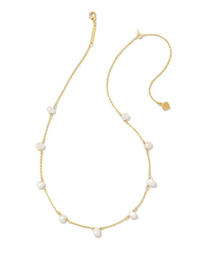 Kendra Scott Leighton Pearl Strand Gold Necklace - Southern Soule Designs
