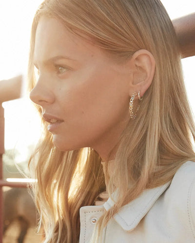 Kendra Scott Maggie 1.5" Filigree Hoop