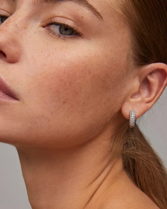 Kendra Scott Mikki Pave Huggie Ear - Southern Soule Designs