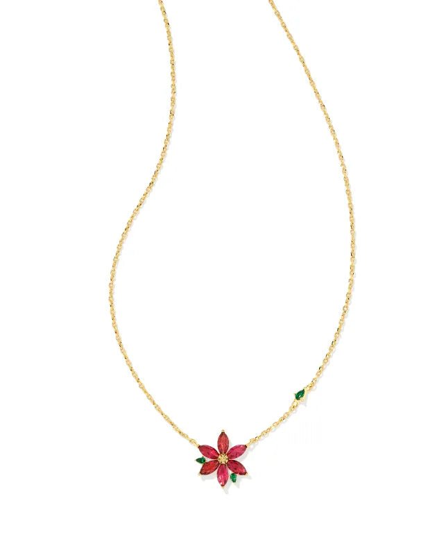 Kendra Scott Poinsettia Gold Necklace - Southern Soule Designs