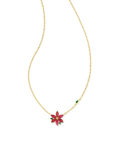 Kendra Scott Poinsettia Gold Necklace - Southern Soule Designs
