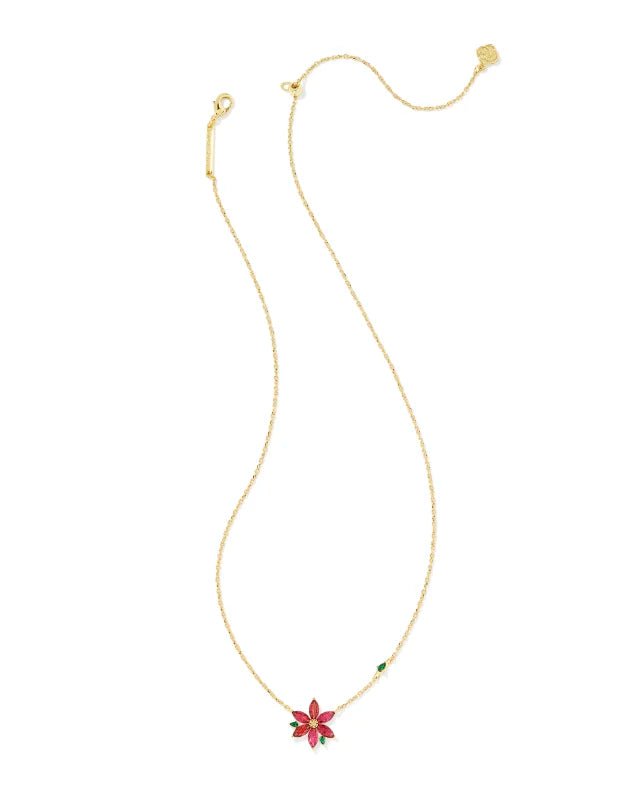 Kendra Scott Poinsettia Gold Necklace - Southern Soule Designs