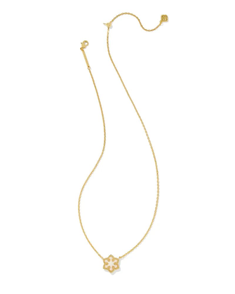 Kendra Scott Snowflake Pendant Gold - Southern Soule Designs