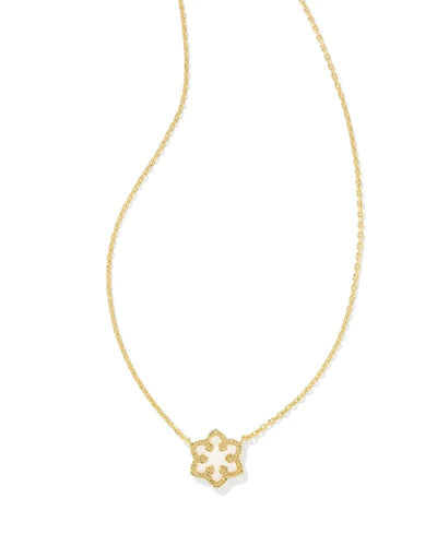 Kendra Scott Snowflake Pendant Gold - Southern Soule Designs