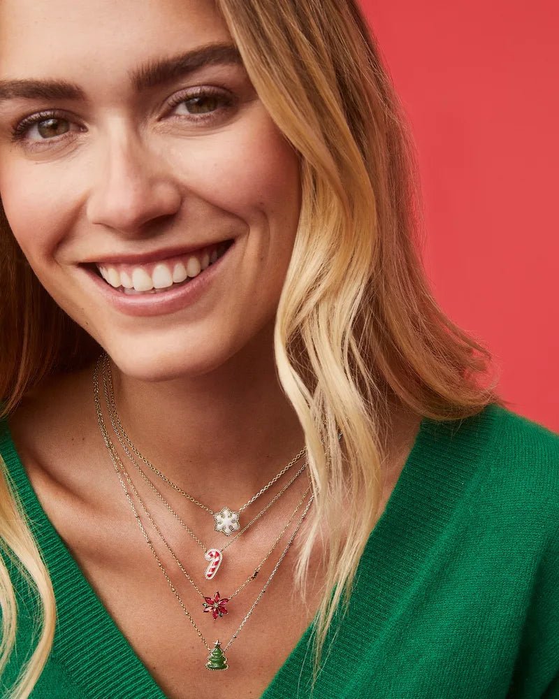 Kendra Scott Snowflake Pendant Gold - Southern Soule Designs