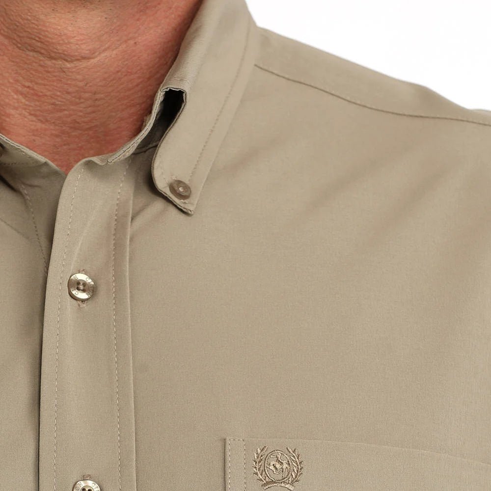 Khaki Cinch Arenaflex Long Sleeve MTW1862047 - Southern Soule Designs