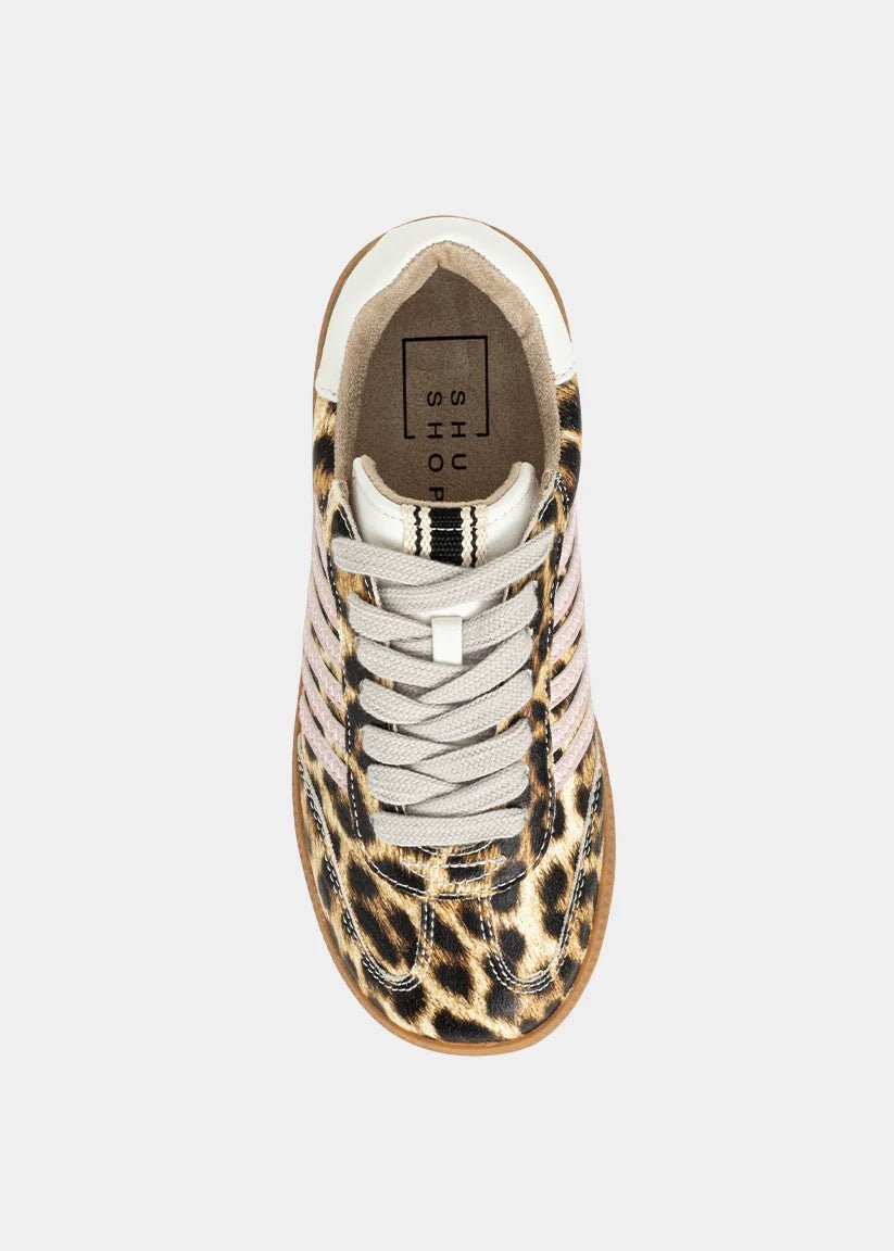 Kids Leopard Stevie Mini Sneaker - Southern Soule Designs