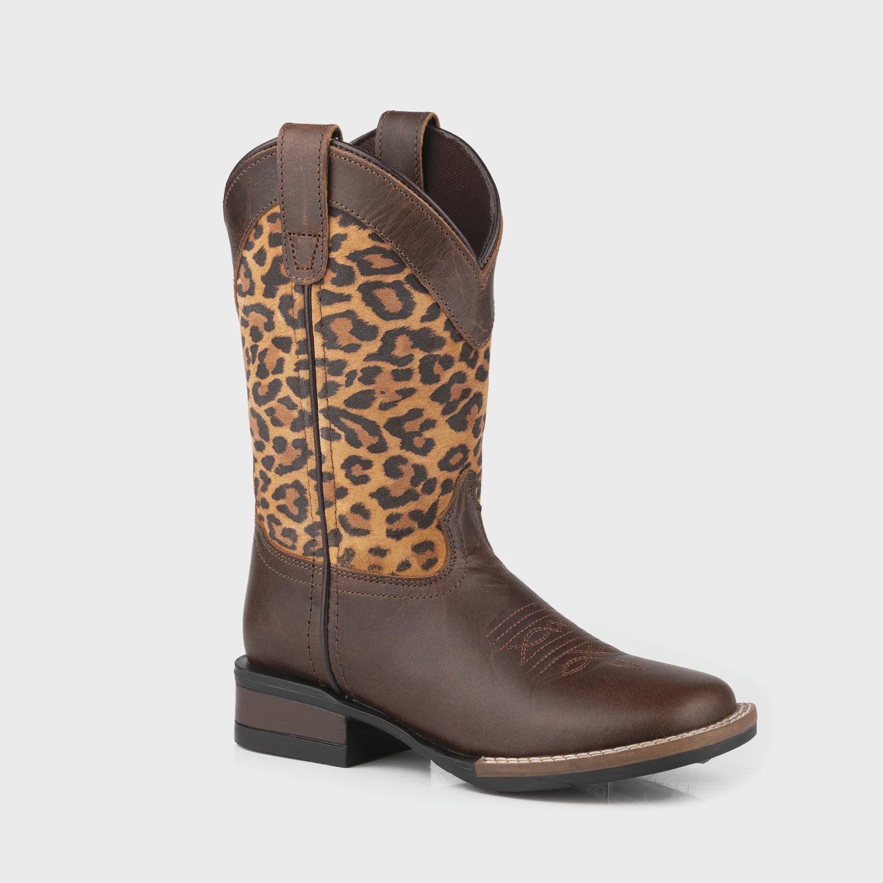 Kids Monterey Leopard Brwn Boot - Southern Soule Designs