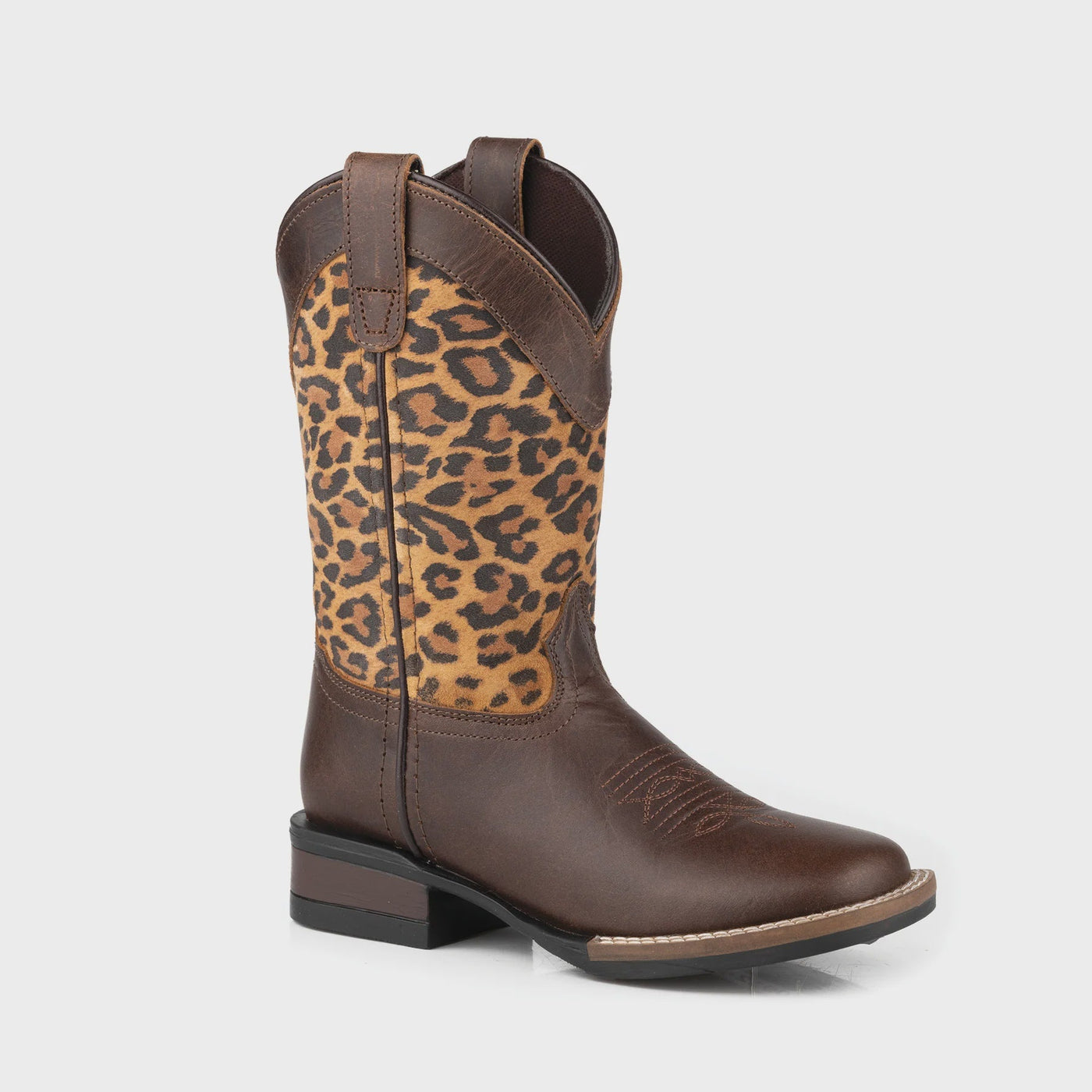 Kids Monterey Leopard Brwn Boot - Southern Soule Designs