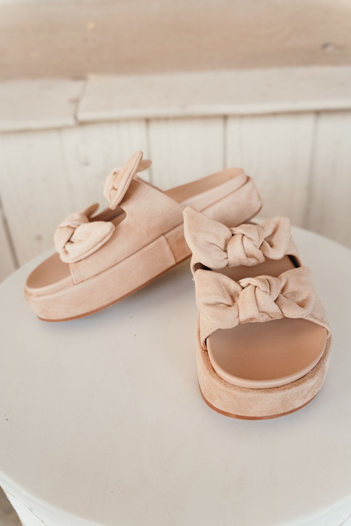 Kiki Beige Suede - Southern Soule Designs