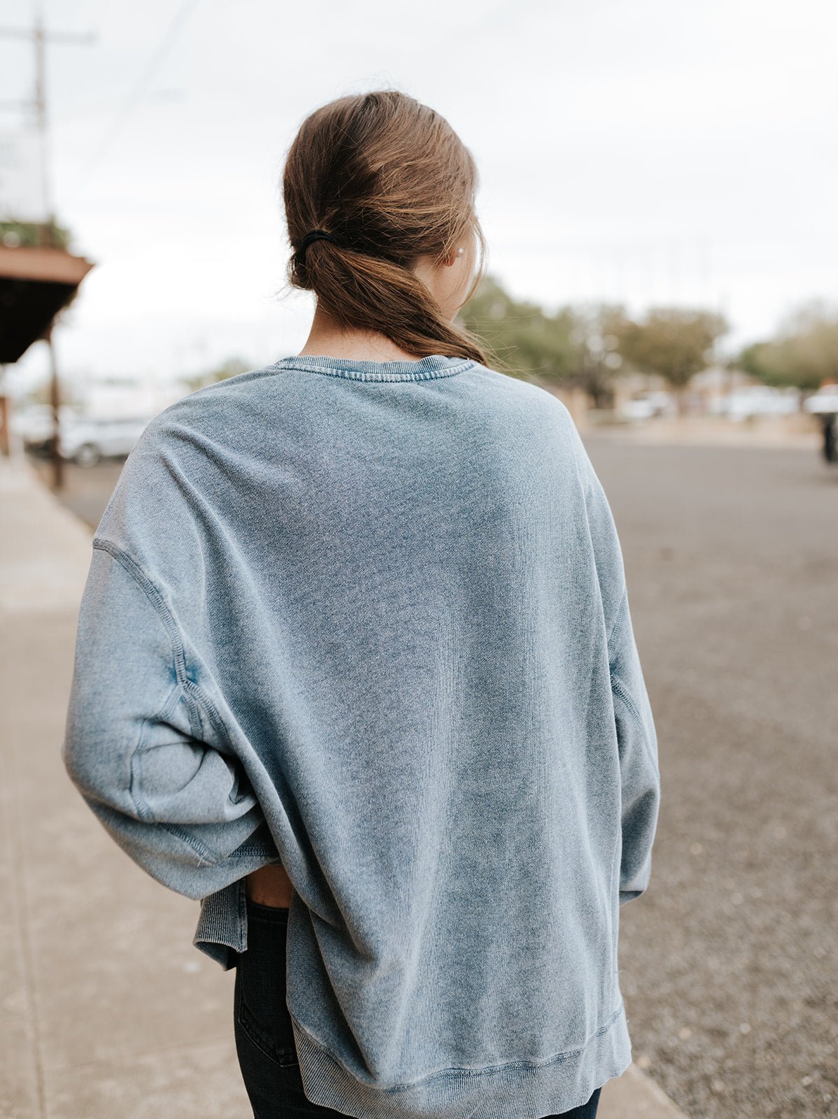 Knit Denim Modern Weekender Medium Indigo ZT223856 - Southern Soule Designs