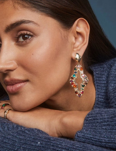 KS Abbie Statement Crystal Earring - Southern Soule Designs
