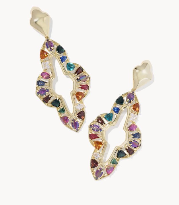 KS Abbie Statement Crystal Earring - Southern Soule Designs