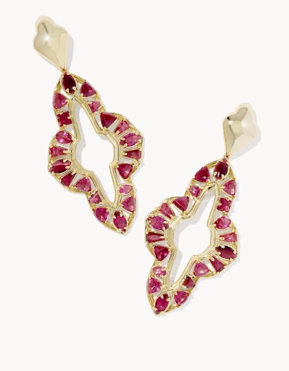 KS Abbie Statement Crystal Earring - Southern Soule Designs