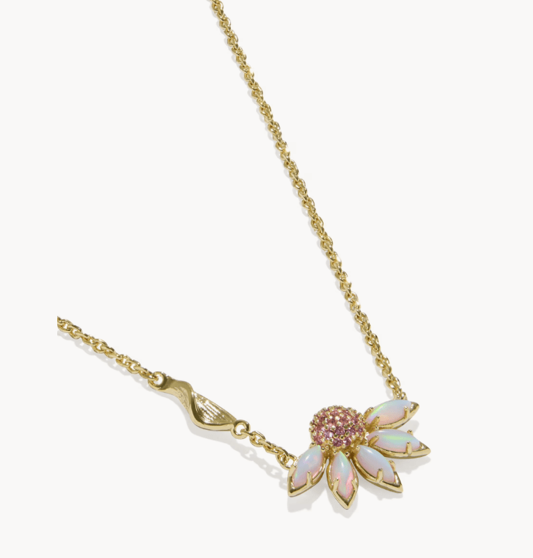 KS Anaya Flower Short Pendadnt Necklace - Southern Soule Designs