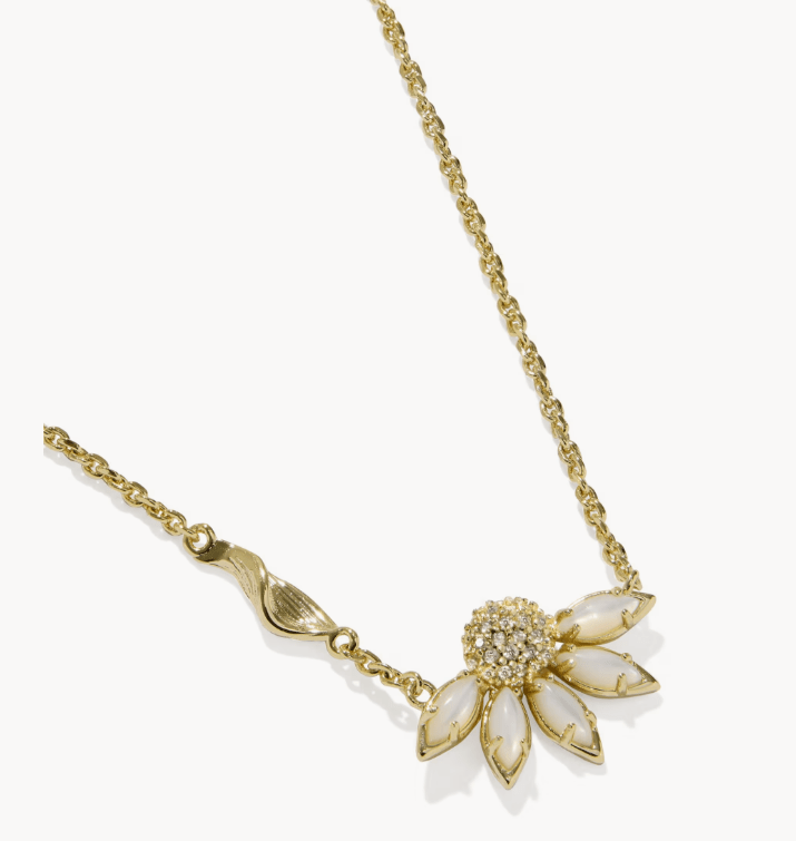 KS Anaya Flower Short Pendadnt Necklace - Southern Soule Designs