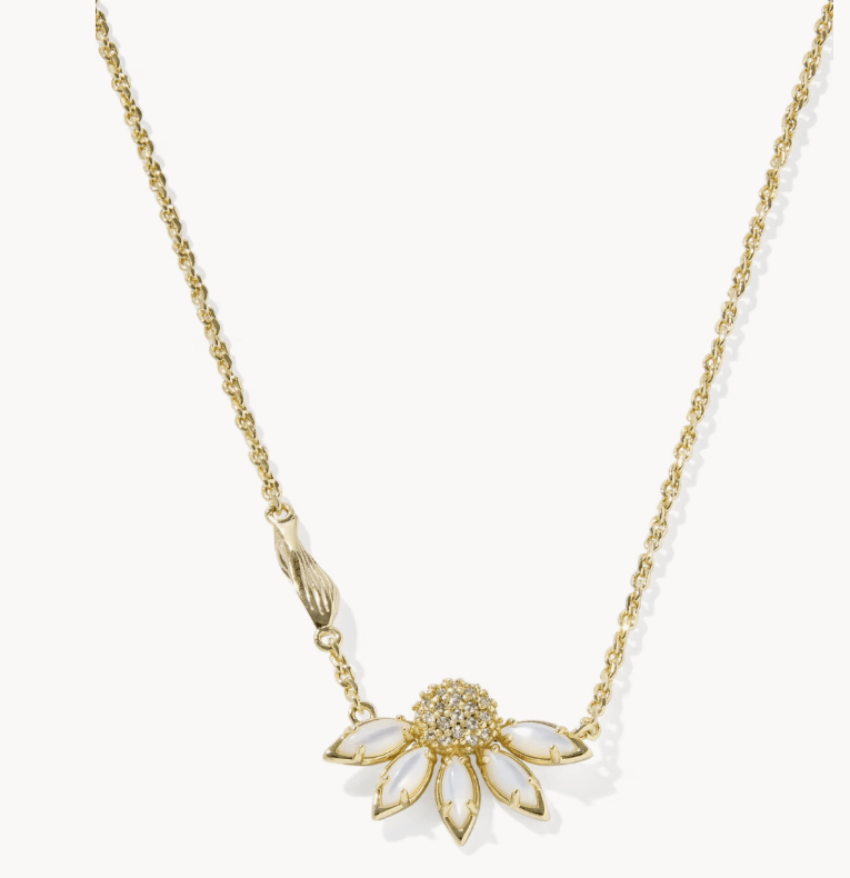 KS Anaya Flower Short Pendadnt Necklace - Southern Soule Designs