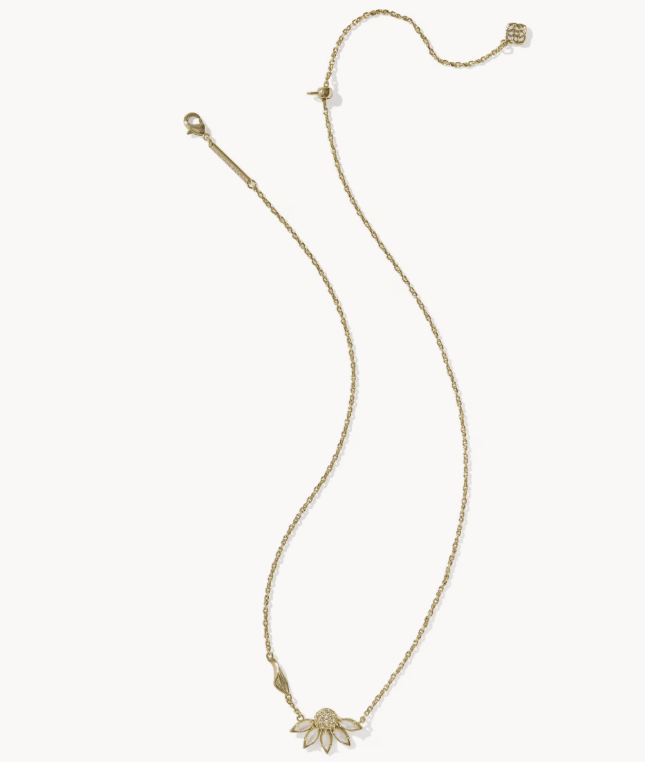 KS Anaya Flower Short Pendadnt Necklace - Southern Soule Designs
